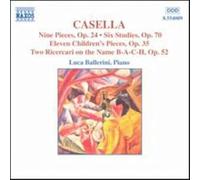 CASELLA - NINE PIECES OP 24 / SIX STUDIE - CD - M3z