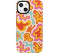 Casely iPhone 13 Case | Tropical Color Splash | Abstract Retro | Compatible with MagSafe | Bold Protective Design