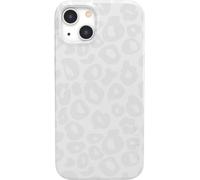 Casely iPhone 13 Case | White Snow Leopard | Into the Wild | Compatible with MagSafe | Classic Ultra Slim Design