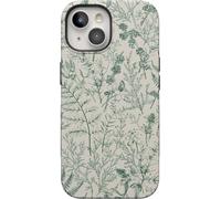 Casely iPhone 14 Case | Sage Garden | Green Floral | Compatible with MagSafe | Bold Protective Design