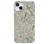 Casely iPhone 14 Plus Case | Sage Garden | Green Floral | Compatible with MagSafe