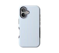 Casely iPhone 16 Case | Marina Lines | Tiny Pinstripe | Bold Protective Design | Compatible with MagSafe