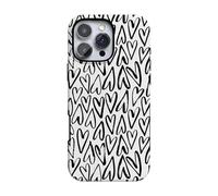 Casely iPhone 16 Pro Case | Heart Throb | Endless Hearts | Bold Protective Design | MagSafe Compatible Design