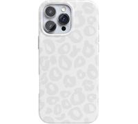 Casely iPhone 16 Pro Case | Into The Wild | Snow White Leopard | Compatible with MagSafe | Classic Ultra Slim Design