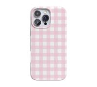 Casely iPhone 16 Pro Case | Pink Plaid | Sunday Best | Classic Ultra Slim Design | Compatible with MagSafe