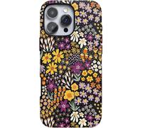 Casely iPhone 16 Pro Case Plum Floral | Falling for You, Compatible with MagSafe, Bold Protective Design