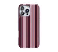 Casely iPhone 16 Pro Case | Stripes and The City | Tiny Pinstripe | Compatible with MagSafe | Classic Ultra Slim Design