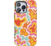 Casely iPhone 16 Pro Case | Tropical Color Splash | Abstract Retro | Compatible with MagSafe | Bold Protective Design