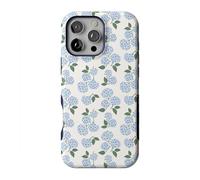 Casely iPhone 16 Pro Max Case | Nantucket Cottage | Blue Hydrangea | Bold Protective Design | Compatible with MagSafe