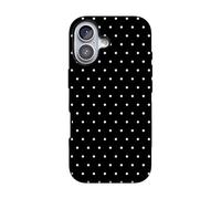 Casely iPhone 17 Case | On The Dot | Black Polka Dot | Compatible with MagSafe | Bold Protective Design