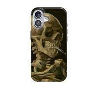 Casely iPhone 17 Case | Van Gogh | Head of a Skeleton with a Burning Cig | Compatible with MagSafe | Classic Ultra Slim Design