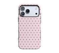 Casely iPhone 17 Pro Case | On The Dot | Pink Polka Dot | Compatible with MagSafe | Bold Protective Design