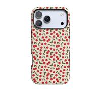 Casely iPhone 18 Pro Case | Cherry on Top | Red Cherries | Bold Protective Design | Compatible with MagSafe