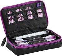 Casemaster by GLD Products Plazma Dart Case Black with Amethyst Zipper, Amethyst Trim