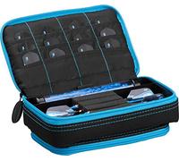 Casemaster Plazma Plus Black with Blue Trim Dart Case and Phone Pocket