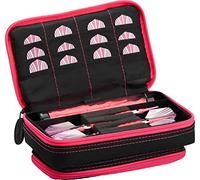 Casemaster Plazma Plus Black with Pink Trim Dart Case and Phone Pocket