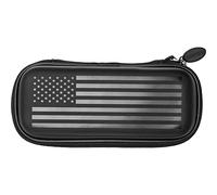 Casemaster Sentry Dart Case Slim EVA Shell for Steel and Soft Tip Darts, Hold 6 Darts and Features Built-in Storage for Flights, Tips and Shafts, American Flag