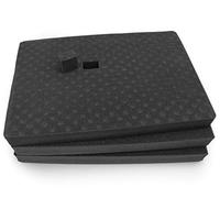 CASEMATIX 3 Pack Gun Case with Customizable Foam Inserts - 20" x 13.75" x 1.75" Each