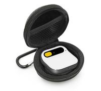 CASEMATIX Carry Case Compatible with Humane Ai Pin Wearable Computer Artificial Intelligence Device and Battery Booster - Includes Travel Case Only with Carabiner