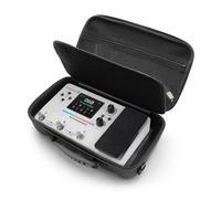 CASEMATIX Carrying Case Compatible with MOOER GE100Pro Li Guitar Multi Effects Pedal - Hard Shell Travel Case with Handle, Shoulder Strap, Accessory Pocket and Divider for Guitar Gear Storage