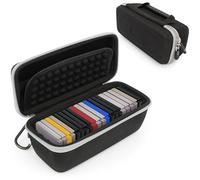 CASEMATIX Game Case Holder Compatible With Gameboy Color and Original Gameboy Cartridges, Fits 22 Game Boy Games In Protective Impact Resistant Carrying Case
