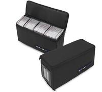 CASEMATIX Graded Card Case Light Duty Compatible with 30 BGS PSA Graded Sports Trading Cards, Collapsible Graded Slab Trading Card Box with Graded Card Storage Box Internal Dividers