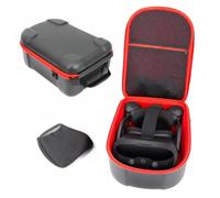 CASEMATIX Hard Shell EVA Travel Case Compatible with HTC Vive Focus Vision VR Headset, Protective Carrying Case with Headset Holder Insert, Accessory Pocket, Shoulder Strap and Carry Handle