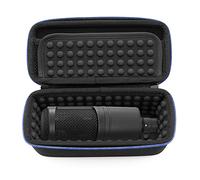 CASEMATIX Microphone Case Compatible with Audio-Technica AT2020 USB, AT2020USB+, AT2035, AT2050, AT4040, AT4050 & ATR2500-USB - Protective Carry Case for Mic, Windscreen & Cable Accessories