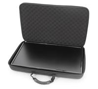 CASEMATIX Portable Monitor Case for 15.6" to 24" Gaming Monitors or Laptops, Hard Shell EVA TV Screen Cover with Padded Foam, Fits Accessories for 15.6 to 17.3 Inch Screens (Black)