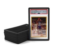 CASEMATIX PSA Slab Bumper Guards 5-Pack Compatible with TCG & Sports PSA Graded Cards, Includes 5 PSA Slab Guard Storage Bumper Protectors (Black)