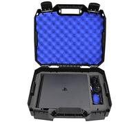 CASEMATIX Travel Case Bag Compatible with PlayStation 4 Slim 1TB Console and Accessories such as Controllers, Games, Cables, Will Not Fit Other PS4 Models, Includes Case Only