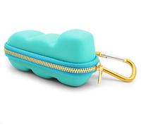 CASEMATIX Turquoise Asthma Inhaler Travel Case - Hard Shell Protective Carry Case for Asthma Inhaler & Medication, Compact Portable Medical Storage Holder for Travel, School, Purse & Backpack Use