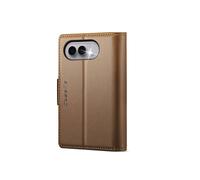 CaseMe Leather-Look Wallet Case for iPhone Duo with Stand and RFID Blocking