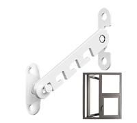 Casement Limiter -Adjustable Position Window Restrictor, Heavy Duty Casement Stay Adjuster, | Wind Hook Security Latches Childproof Restrictor Safety Locks for Various Doors and Window
