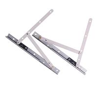 Casement Window Hinge, Concealed Hinge, 10-Inch, Stainless (Pack of 1 Pair)