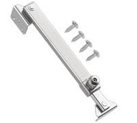Casement Window Lock - Zinc Alloy & Stainless Steel Window Hinge Stay, Rust-Resistant, Easy to Install, Fits Glass Thickness 0.7-1.2cm for Bedrooms, Bathrooms & Kids’ Rooms