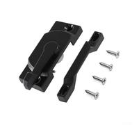 Casement Window Locks 4PCS Zinc Alloy Replacement Latches for Double Hung Designed for Compatibility with Common Residential Window Styles (black)