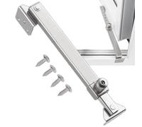 Casement Window Stays - Stainless Steel Latch Hinge Arm, Window Restrictor Lock System Featuring Easy Install Safety Stopper Suitable Child Room Bathroom Bedroom Ventilation Control | Home Security