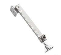 Casement window stopper with seven locking stages, rotary knob mechanism for enhanced holding power, compatible with multiple frame materials and installation styles (B)