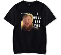 Caseoh I Will Eat You T-Shirt Merch Men Short Sleeve Women Funny Tee Unisex Harajuku Tops
