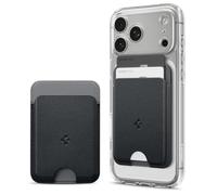Caseology by Spigen Nano Pop MagFit Magnetic Wallet Card Holder 3-Cards Compatible with iPhone 17/16/15/14/13/12, PixelSnap Cases for Pixel 10 Series and MagSafe Accessories - Black Sesame