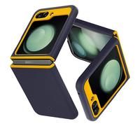 Caseology Nano Pop for Samsung Galaxy Z Flip 5 Case [TPU + PC Dual Structure] Air Space Tech Protection with Dual Side Grip Phone Case For Samsung Z Flip 5 5G - Blueberry Navy