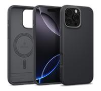 Caseology Nano Pop Mag for iPhone 16 Pro Case [Soft & Dust Free Material] Magnetic Military Grade Drop Protection Side Grip Patterns Case Cover for iPhone 16 Pro - Black Sesame