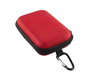 caseroxx Blood Glucose Meter Hard Case Suitable for Freestyle Libre 1/2 / Insulinx / 14 Day in red, Diabetic Storage case