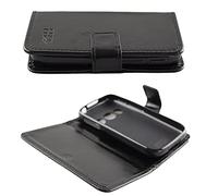 caseroxx Bookstyle-Case for Alcatel 2019G / 2020X, black | Flip-open book case with inner compartments and all-around protection for everyday use, made of faux leather