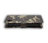 caseroxx Bookstyle-Case for Cat S41 in camouflage made of faux leather