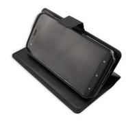 caseroxx Bookstyle-Case for Cat S61, Cover, faux leather, black, Card Slots & Magnetic Closure