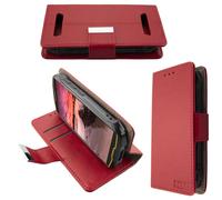 caseroxx Bookstyle-Case for Cubot KingKong Mini in red made of faux leather