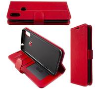 caseroxx Bookstyle-Case for Cubot P20 in red made of faux leather