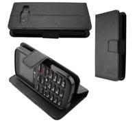 caseroxx Bookstyle-Case for Doro 1370/1372, Cover, faux leather, black, Card Slots & Magnetic Closure